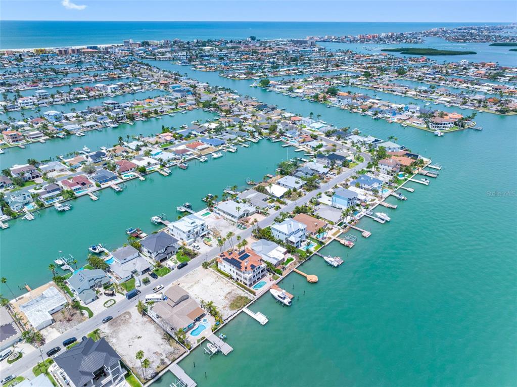 11285 9th Street East Treasure Island, FL 33706 - Photo 8 of 30 an aerial view of a house with a lake view