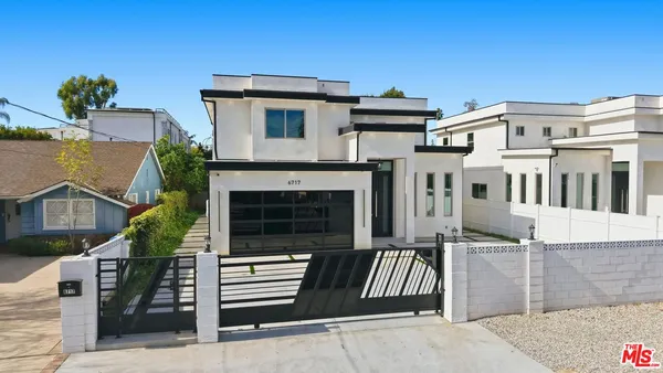 a view of a house with a door