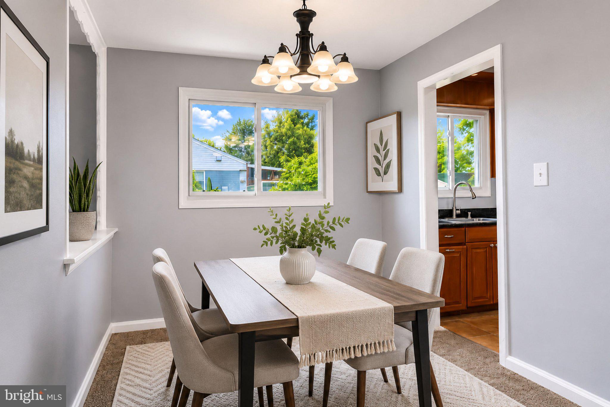 5712 Ash Drive Springfield, VA 22150 - Photo 4 of 38 Bright dining space with natural light.