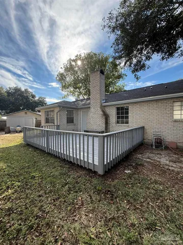 a view of a roof deck