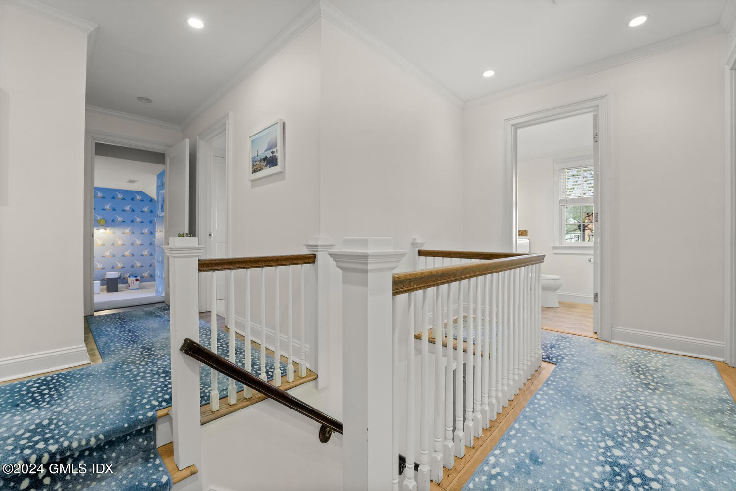 46 Terrace Avenue Riverside, CT 06878 - Photo 9 of 17 a view of a hallway view with staircase