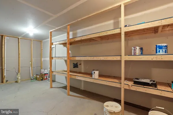 a room with storage and utility