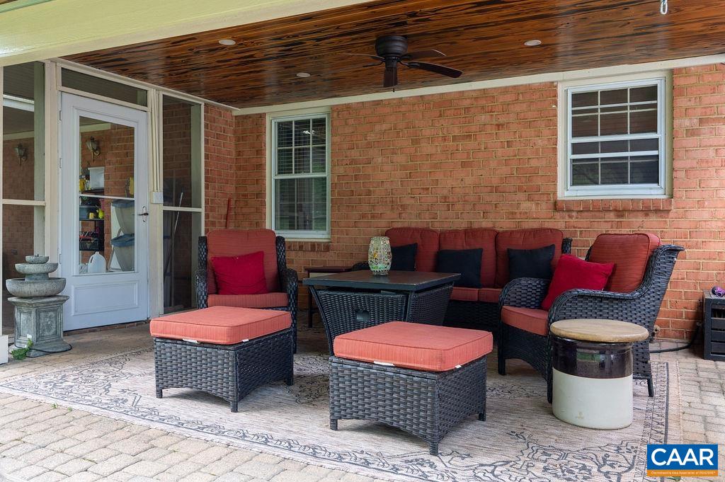 2613 Huntington Road Charlottesville, VA 22901 - Photo 14 of 53 a outdoor living space with patio furniture and a window
