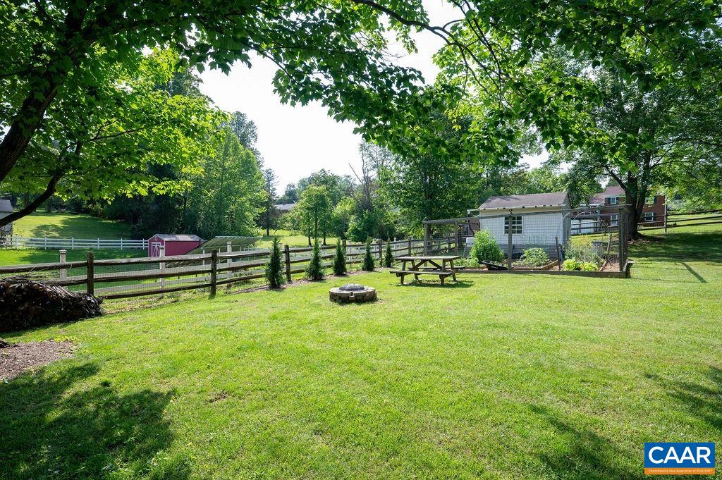 2613 Huntington Road Charlottesville, VA 22901 - Photo 43 of 53 a view of backyard with swimming pool and trees