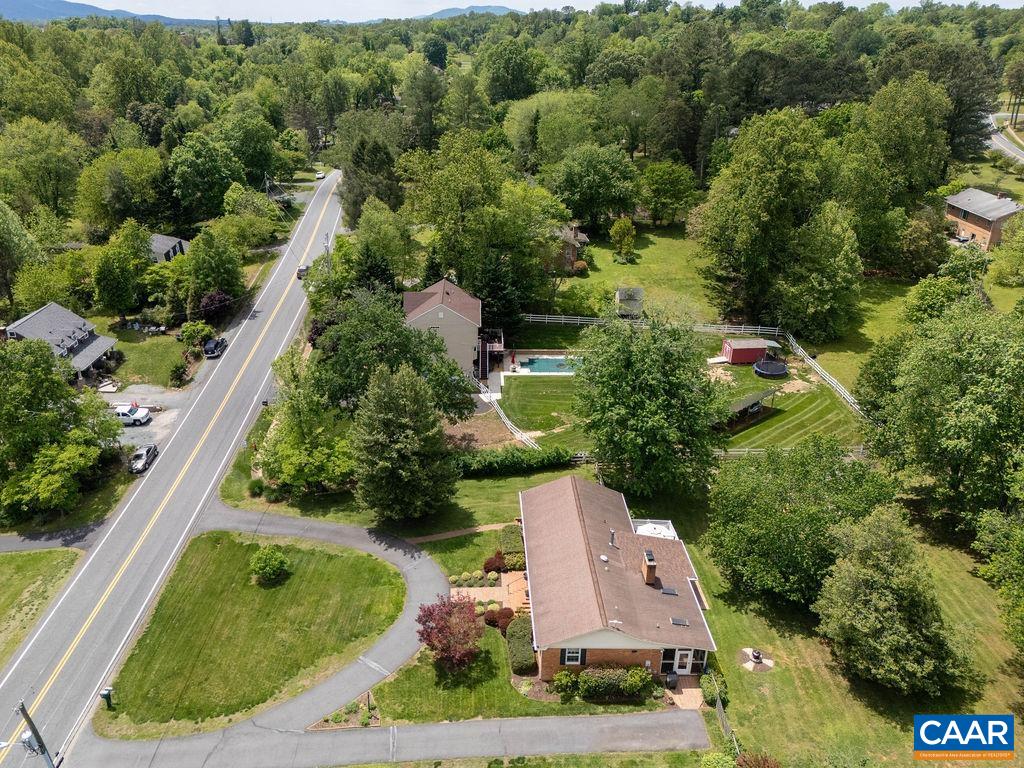 2613 Huntington Road Charlottesville, VA 22901 - Photo 50 of 53 an aerial view of house with yard