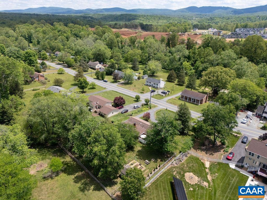 2613 Huntington Road Charlottesville, VA 22901 - Photo 53 of 53 an aerial view of residential house with outdoor space and mountain view