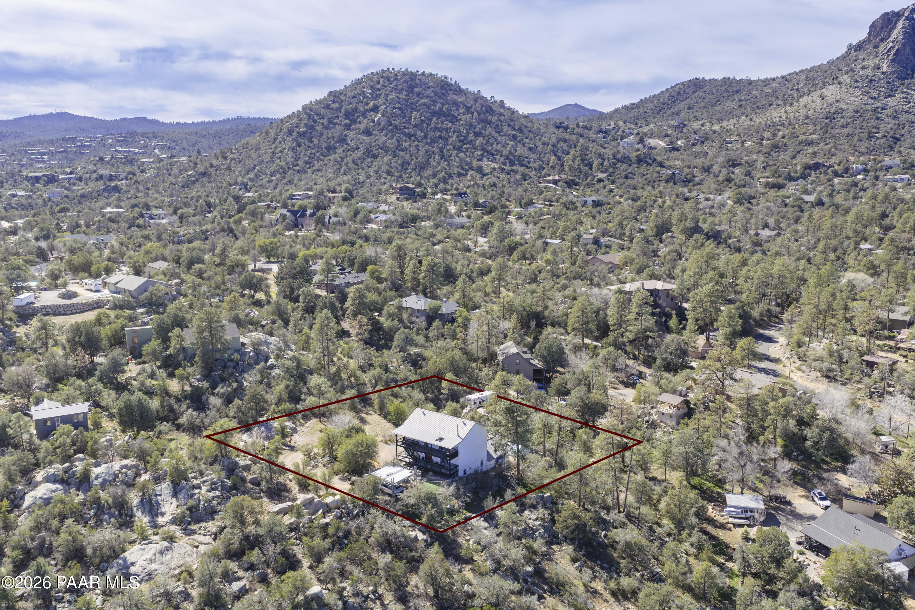 1985 Idylwild Road Prescott, AZ 86305 - Photo 58 of 61 Aerial Overview 3