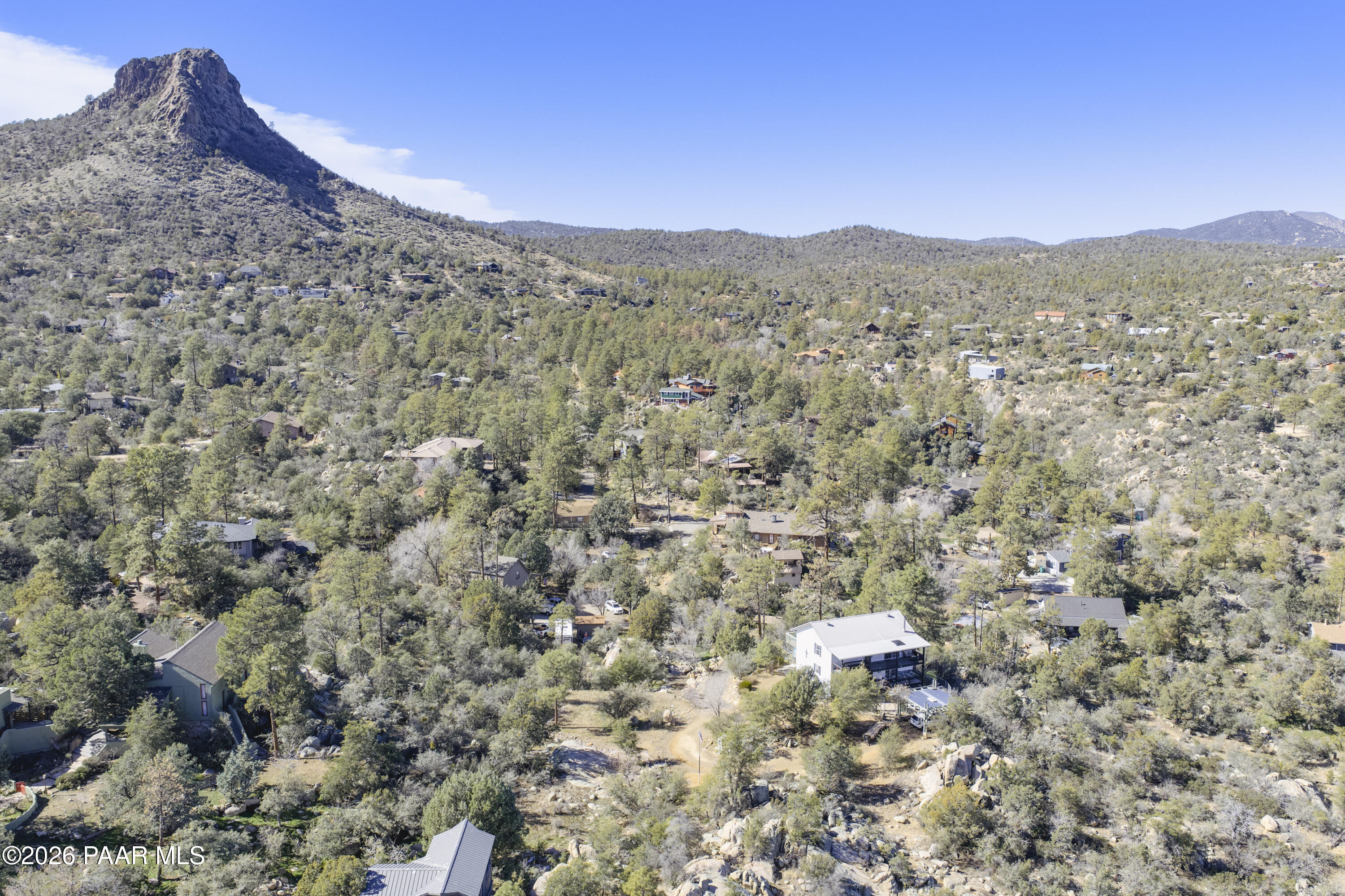 1985 Idylwild Road Prescott, AZ 86305 - Photo 59 of 61 Aerial Overview No Lines 4