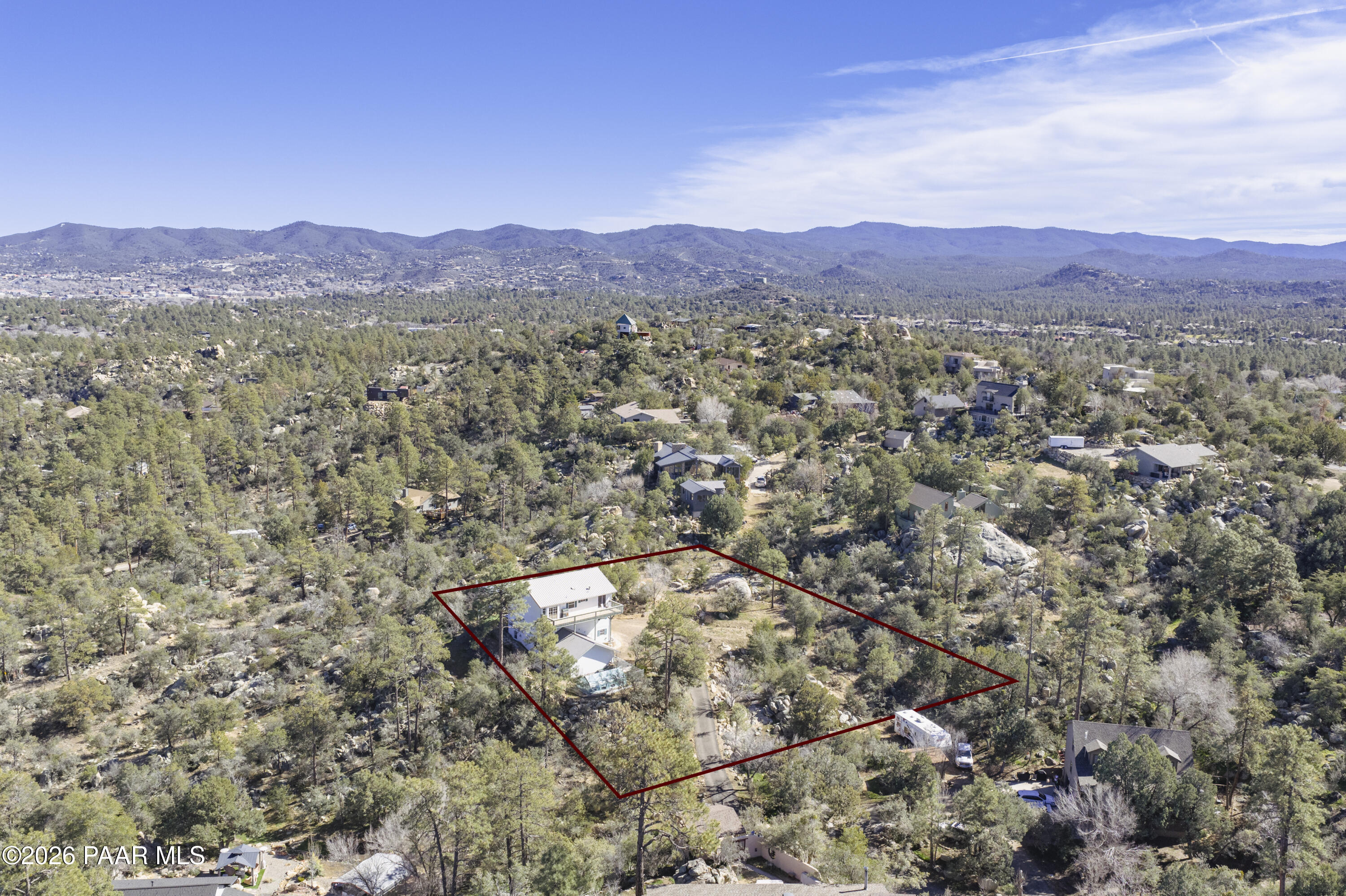 1985 Idylwild Road Prescott, AZ 86305 - Photo 60 of 61 Aerial Overview 2
