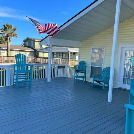 a view of a house with a deck