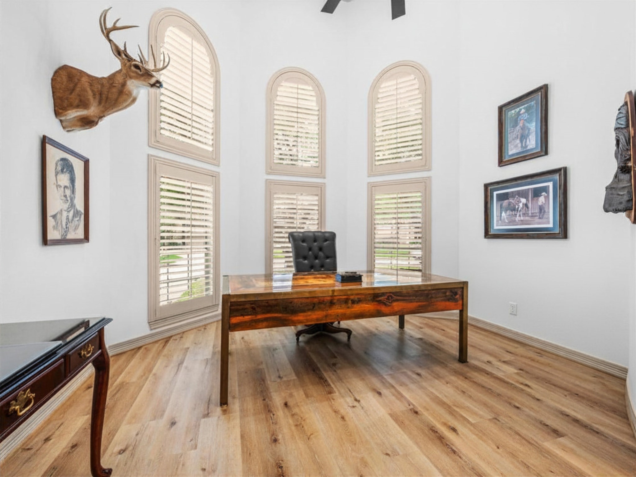 11410 Carson Field Lane Cypress, TX 77433 - Photo 18 of 47 Study with large windows and architectural detailing.