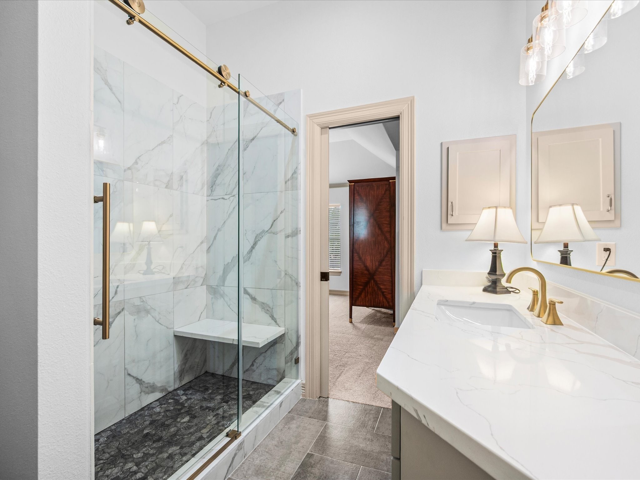 11410 Carson Field Lane Cypress, TX 77433 - Photo 33 of 47 Updated bathroom with contemporary fixtures and clean design.