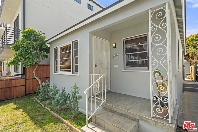 a view of front door