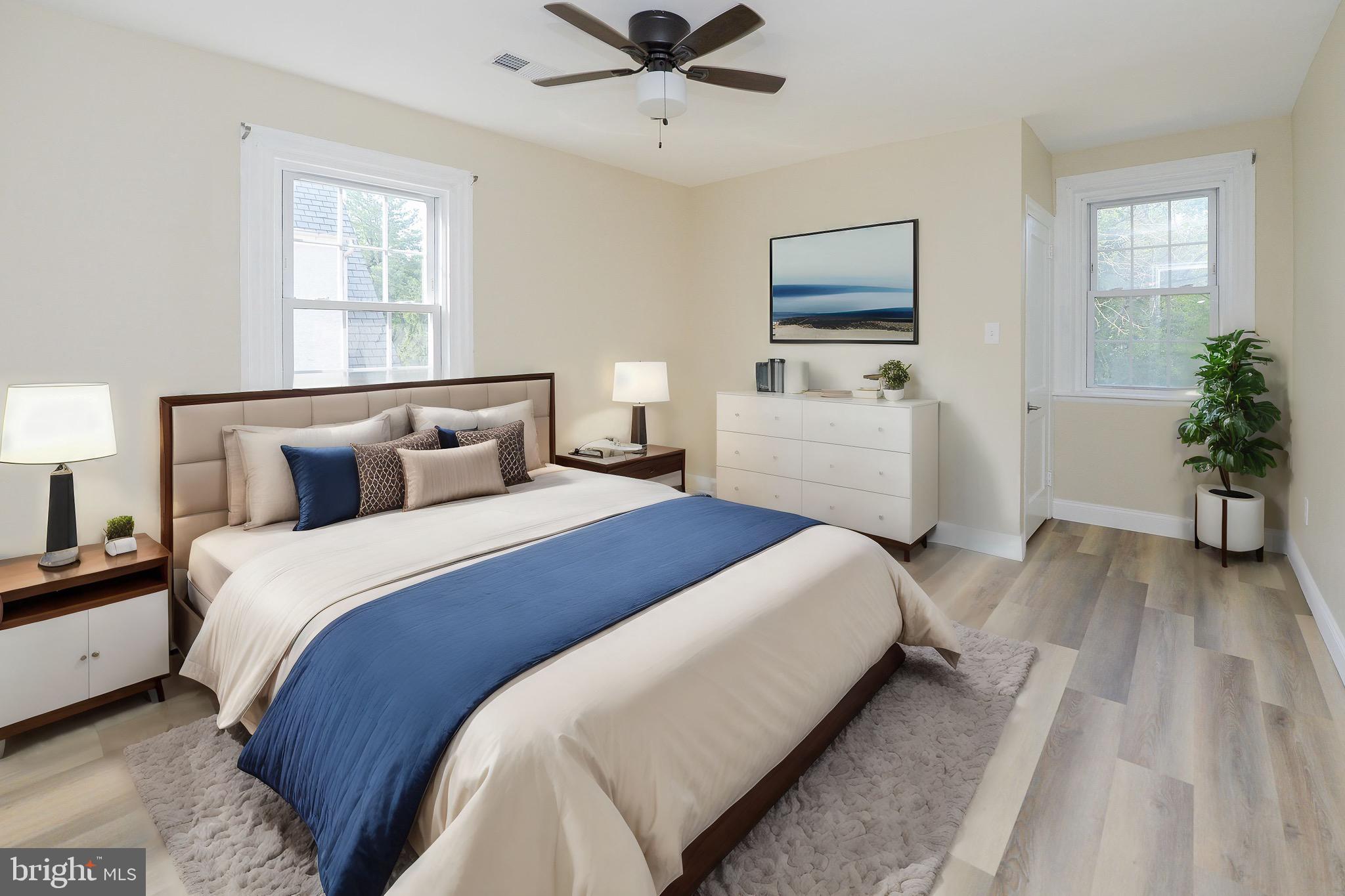 537 Church Road Elkins Park, PA 19027 - Photo 28 of 39 a bedroom with bed tv and window