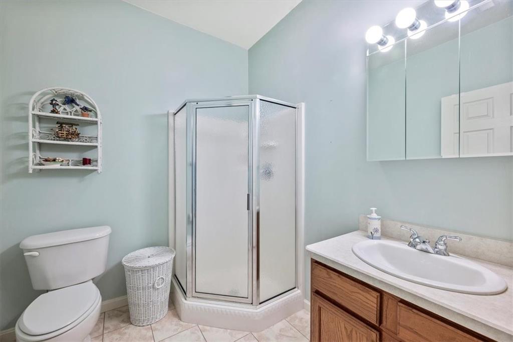 509 Madison Boulevard Freedom, PA 15042 - Photo 26 of 41 a bathroom with a toilet a sink and mirror
