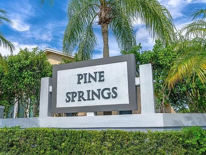 20894 Springs Terrace Boca Raton, FL 33428 - Photo 10 of 10 Community Entry Sign