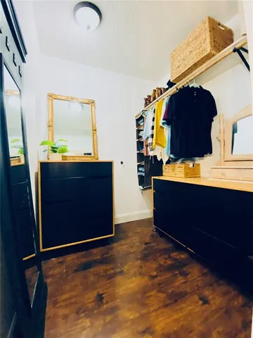 a view of walk in closet