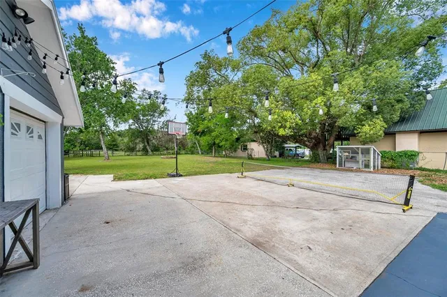 a house view with a garden space
