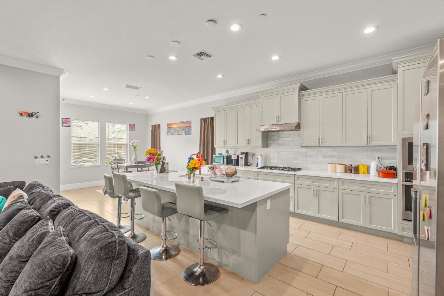 2826 Cameo Street Lodi, CA 95242 - Photo 34 of 52 a kitchen with stainless steel appliances granite countertop a sink and cabinets
