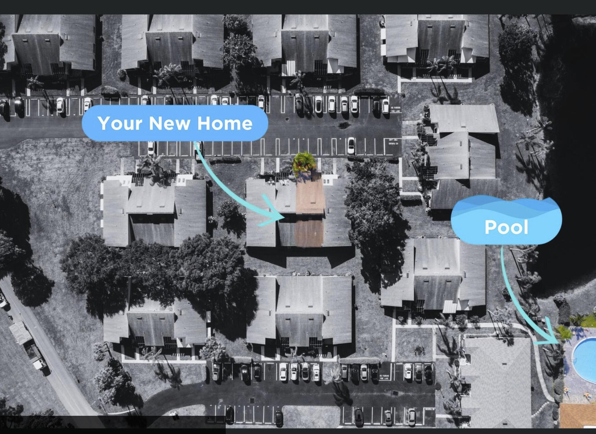 5110 Nesting Way, Unit B Delray Beach, FL 33484 - Photo 28 of 29 an aerial view of multiple house
