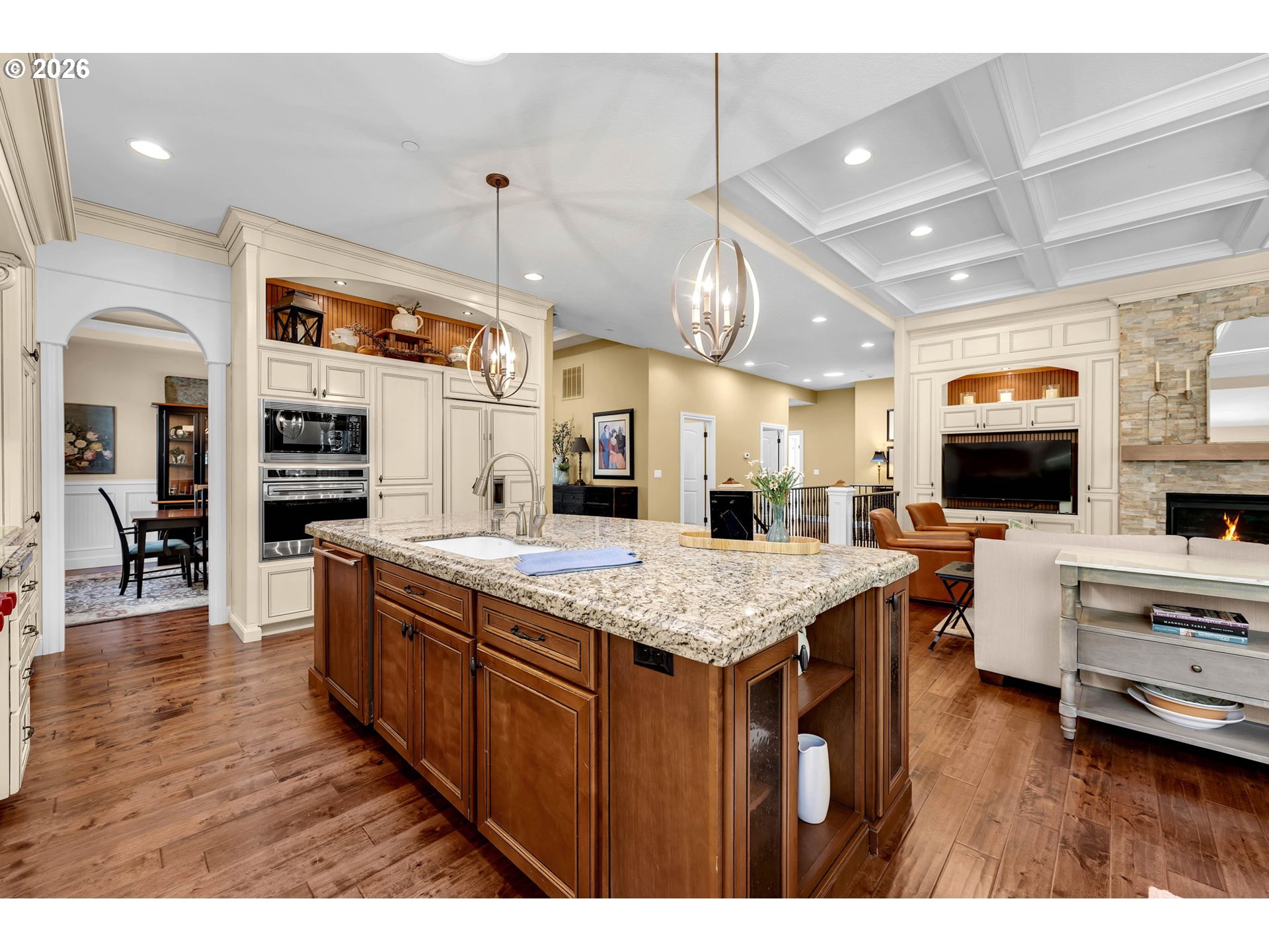 806 Northwest 35th Avenue Camas, WA 98607 - Photo 16 of 48 a kitchen with stainless steel appliances granite countertop a stove and cabinets