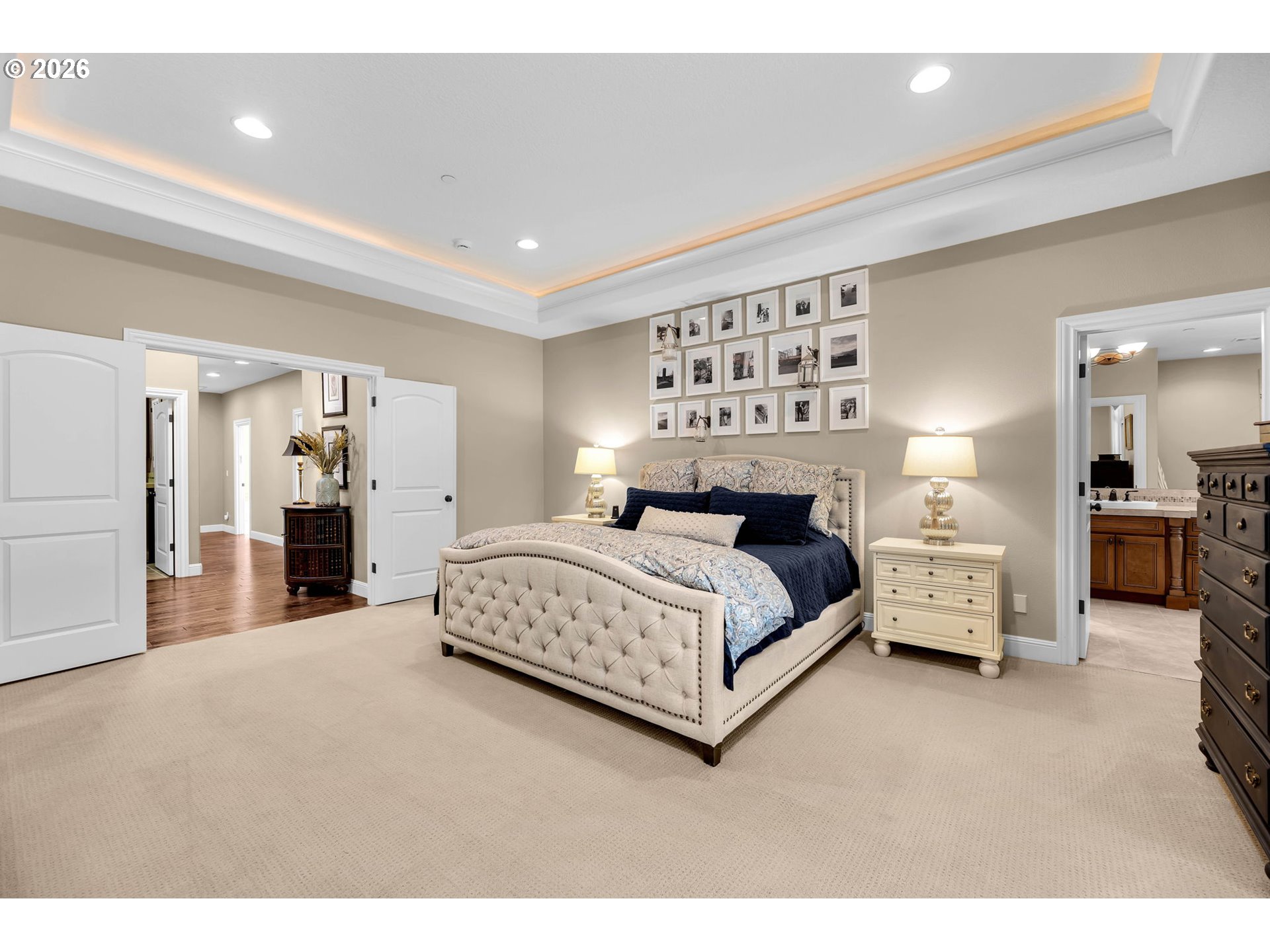 806 Northwest 35th Avenue Camas, WA 98607 - Photo 22 of 48 a bedroom with a large bed and a couch