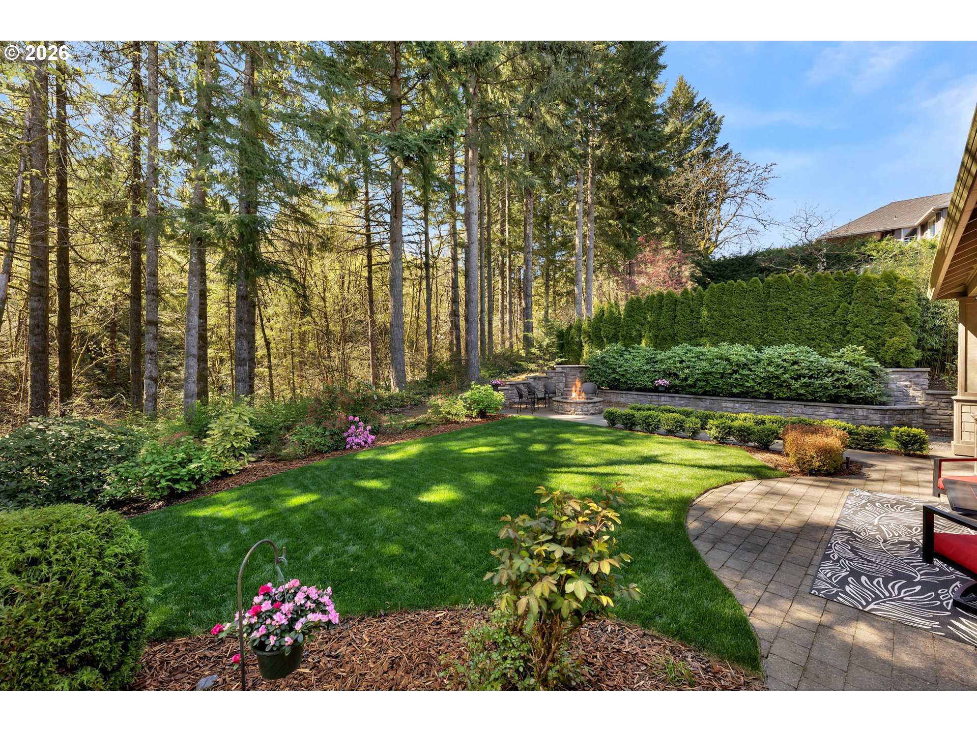 806 Northwest 35th Avenue Camas, WA 98607 - Photo 43 of 48 a view of a swimming pool with a garden