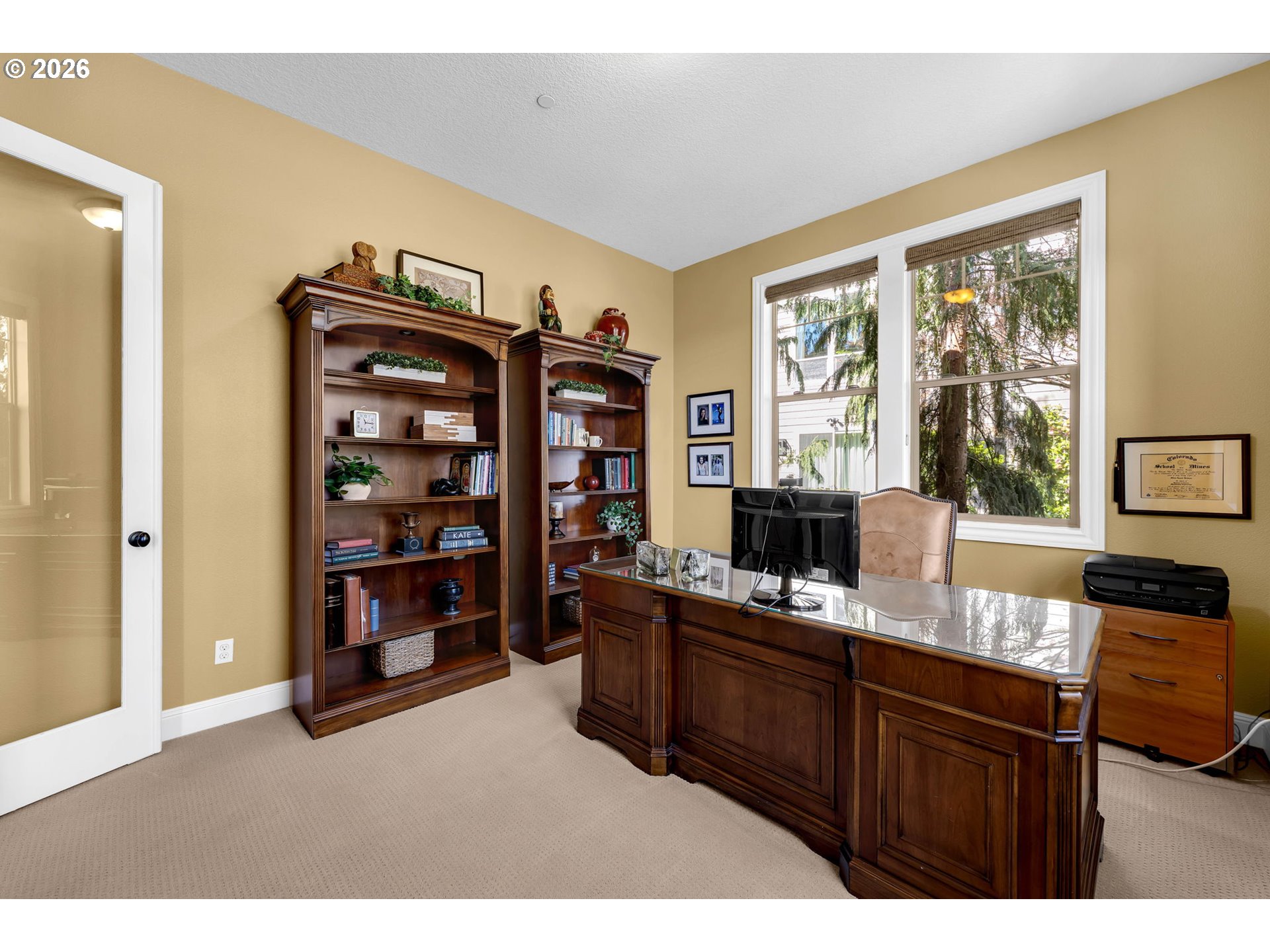 806 Northwest 35th Avenue Camas, WA 98607 - Photo 7 of 48 a kitchen with stainless steel appliances granite countertop a stove and a bookshelf