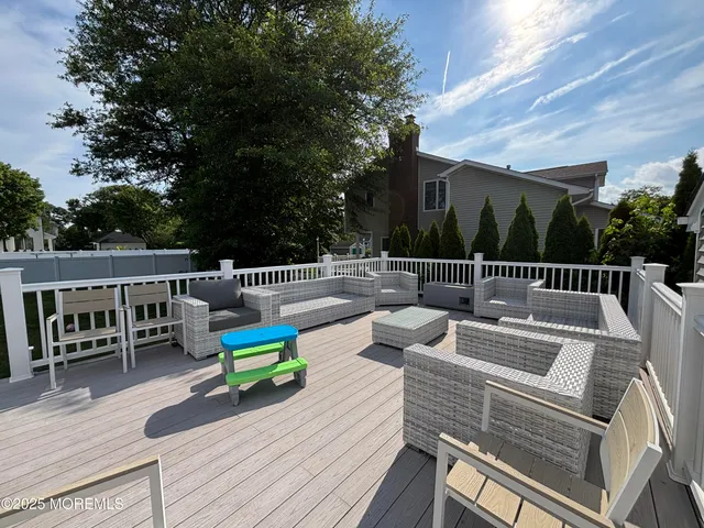 a view of outdoor space with seating space