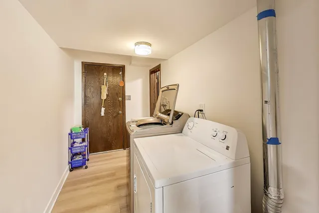 a room with storage and utility