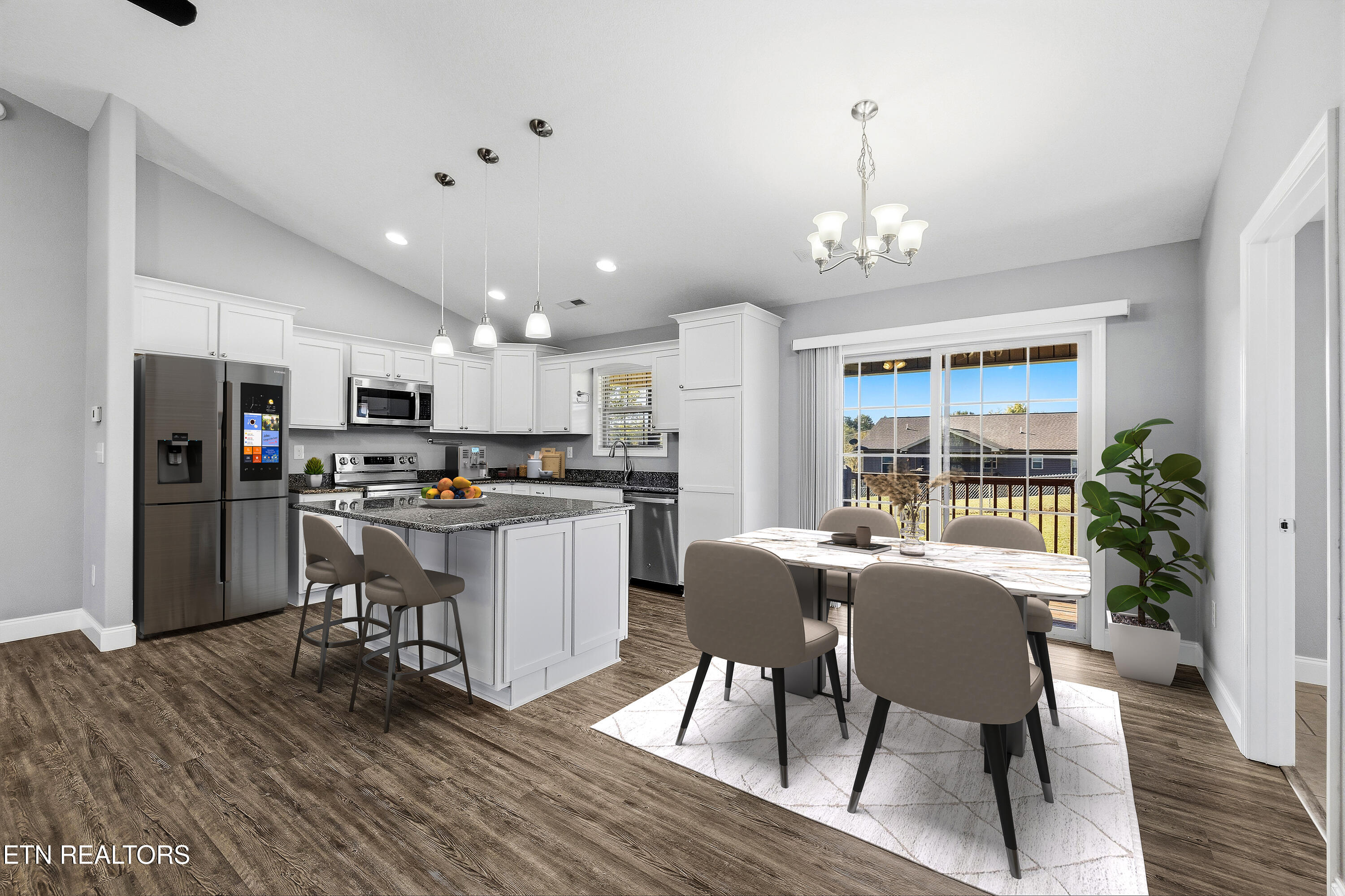 319 Ayers Road Kodak, TN 37764 - Photo 8 of 27 Staged kitchen-dining area