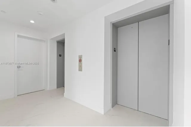 a view of an empty room