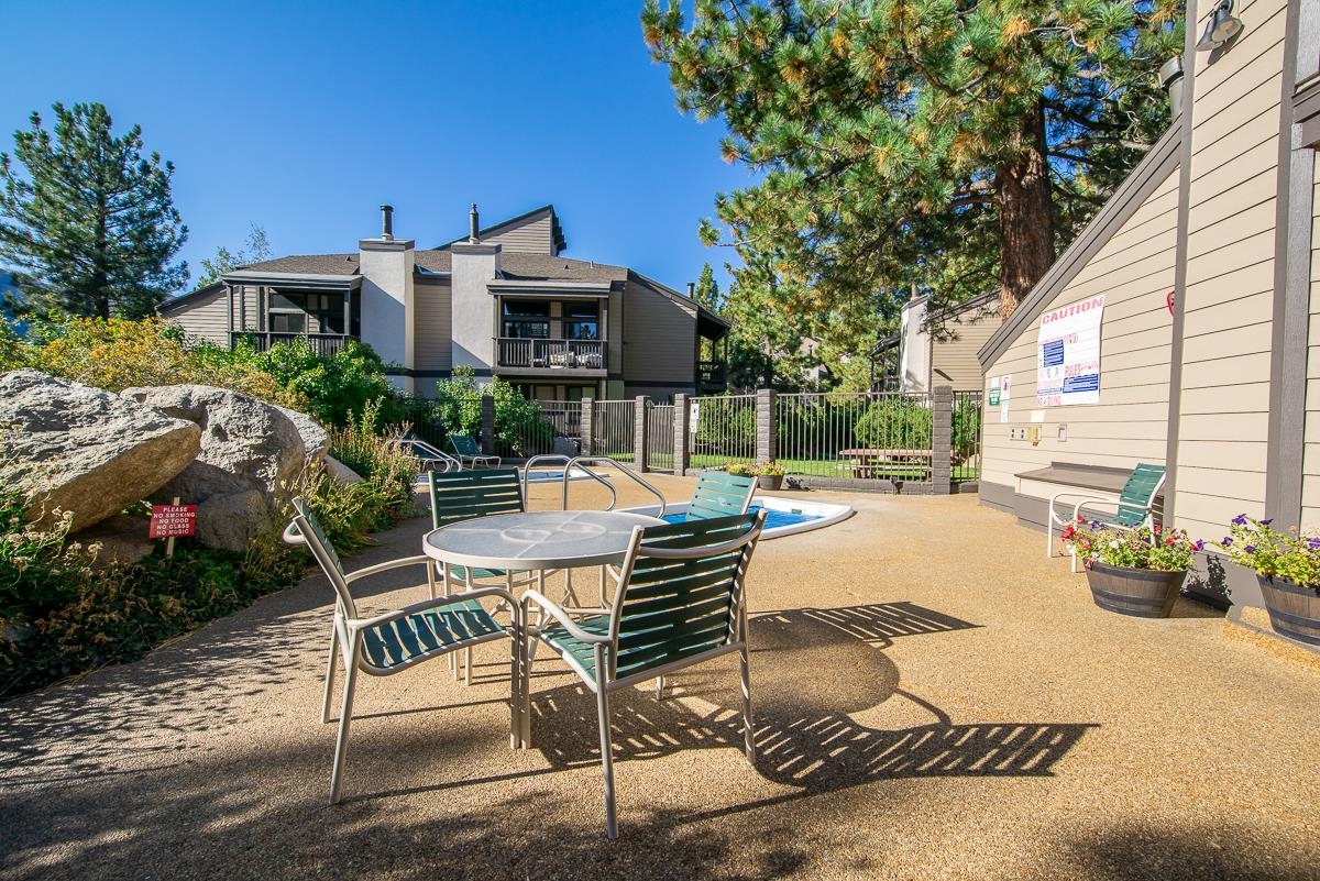 362 Old Mammoth Road, Unit 4 Mammoth Lakes, CA 93546 - Photo 45 of 50 Patio / terrace featuring outdoor dining area
