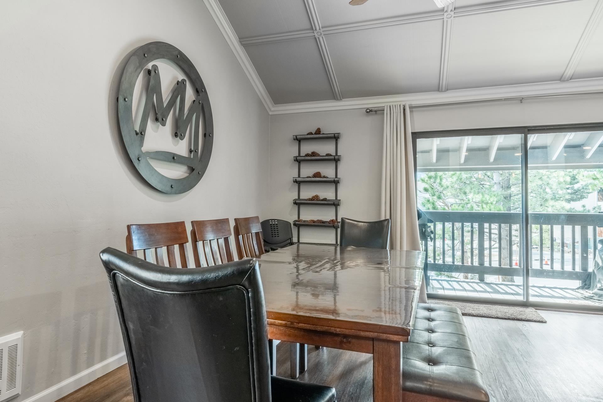 362 Old Mammoth Road, Unit 4 Mammoth Lakes, CA 93546 - Photo 7 of 50 Home office with wood finished floors