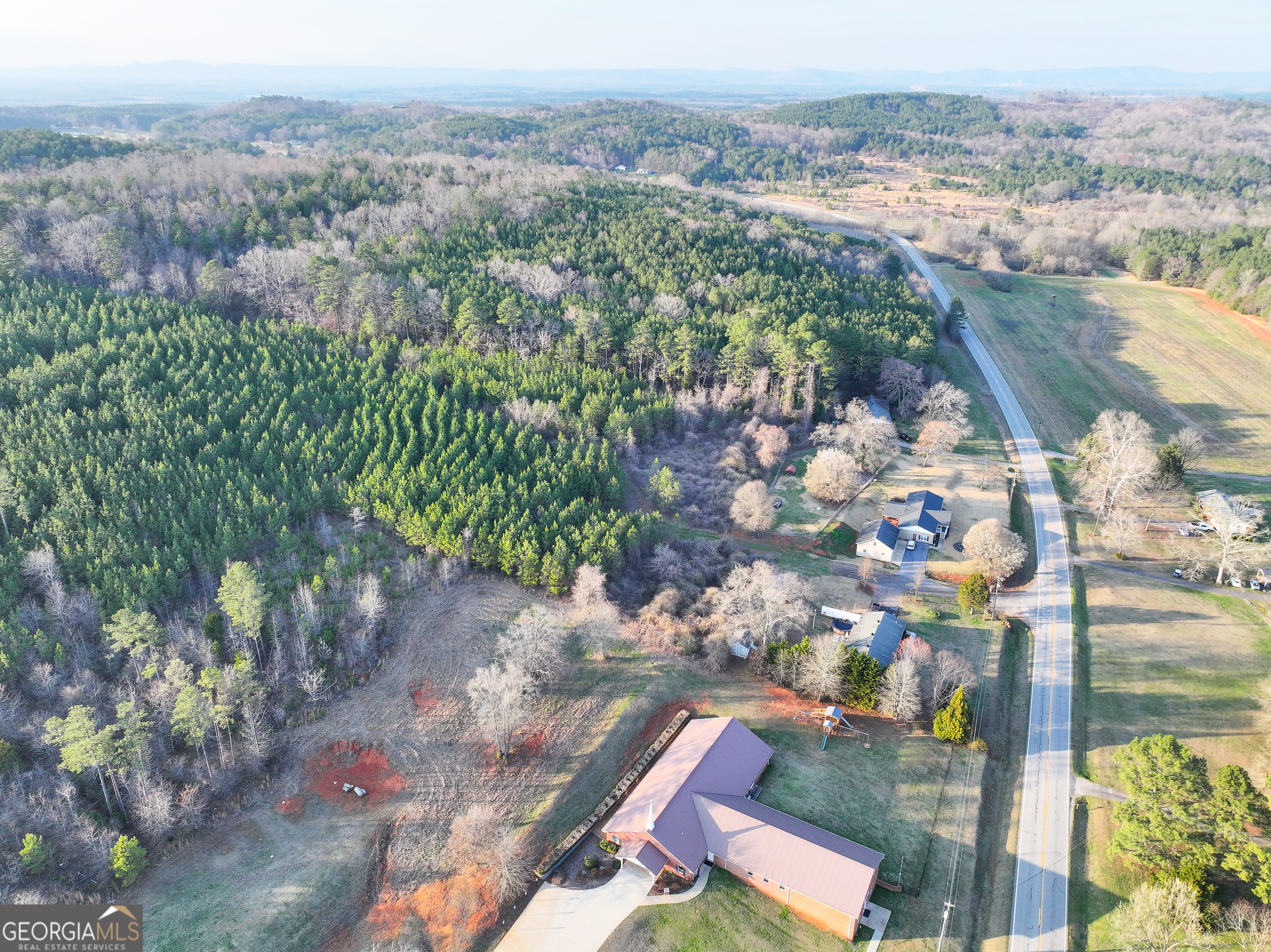 91 Acres On Fosters Mill Rd (ga Hwy 100) Cave Spring, GA 30124 - Photo 10 of 26 a view of a city with an ocean