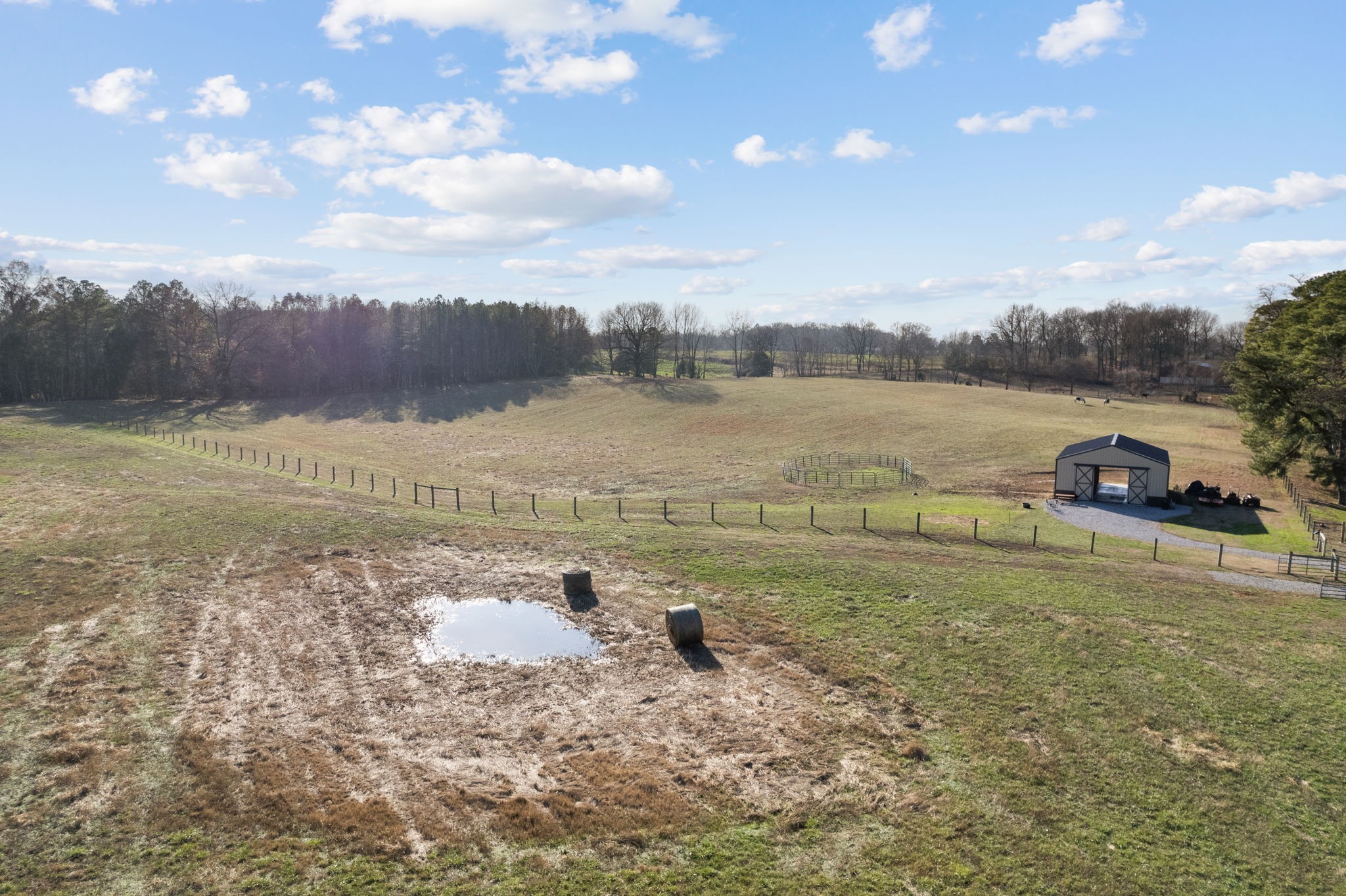 4729 Benson Road Springfield, TN 37172 - Photo 8 of 14 a view of a lake from a yard