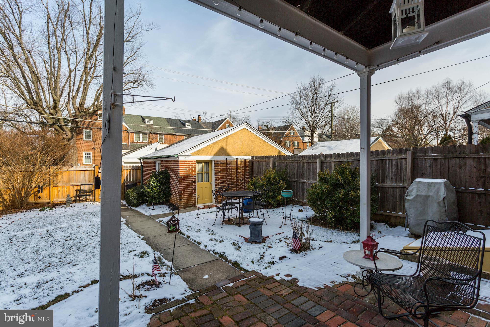 400 Hopkins Road Baltimore, MD 21212 - Photo 30 of 30 Patio under the snow