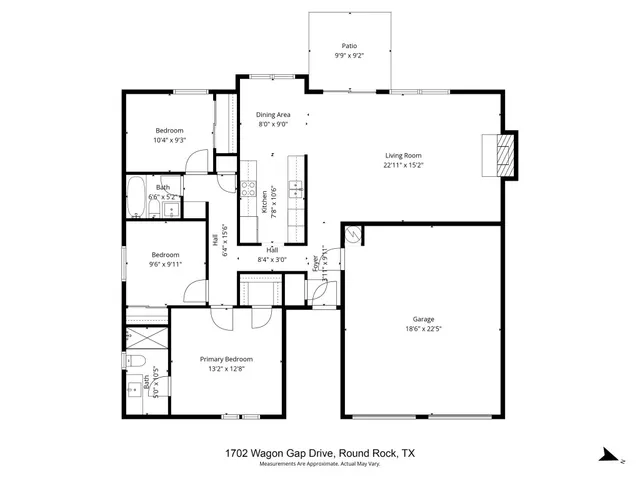 $2,000 | 1702 Wagon Gap Drive, Round Rock, TX 78681