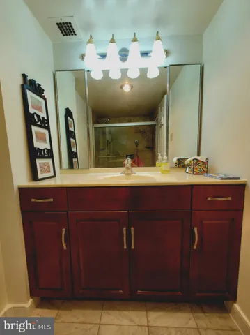 a bathroom with a shower and toilet