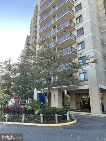 a front view of a building