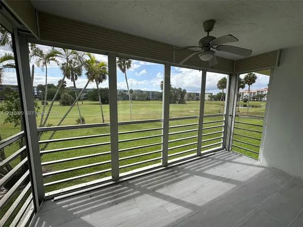 a view of a porch