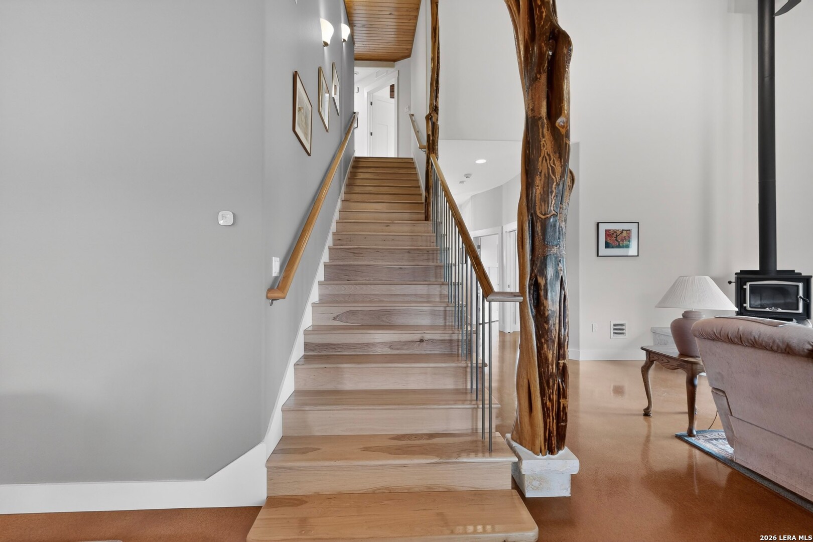 3263 Palomino Springs Bandera, TX 78003 - Photo 7 of 8 a view of entryway and hall with wooden floor