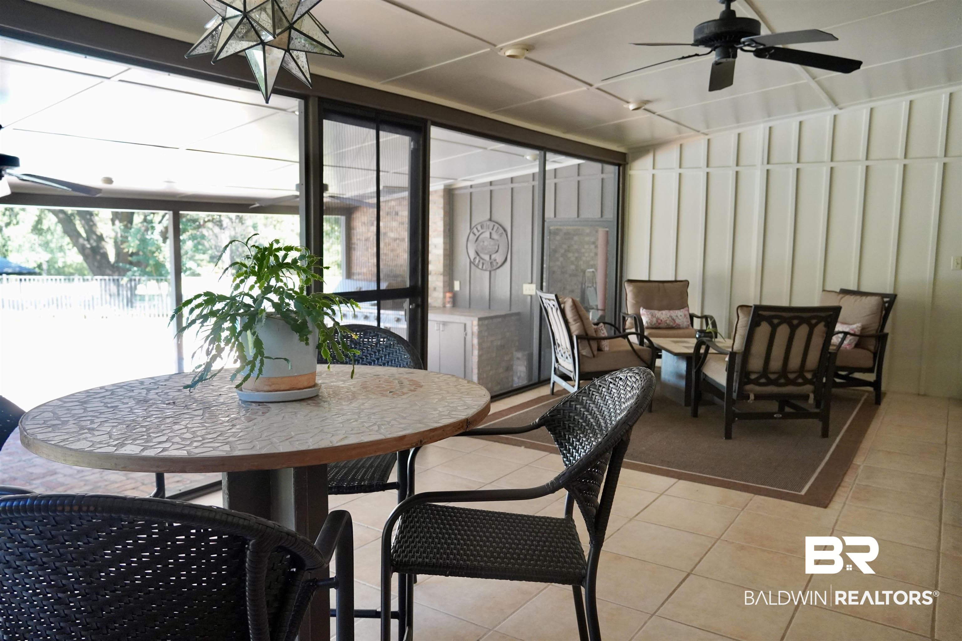 117 Belle Meade Brewton, AL 36426 - Photo 32 of 62 Sunroom with ceiling fan