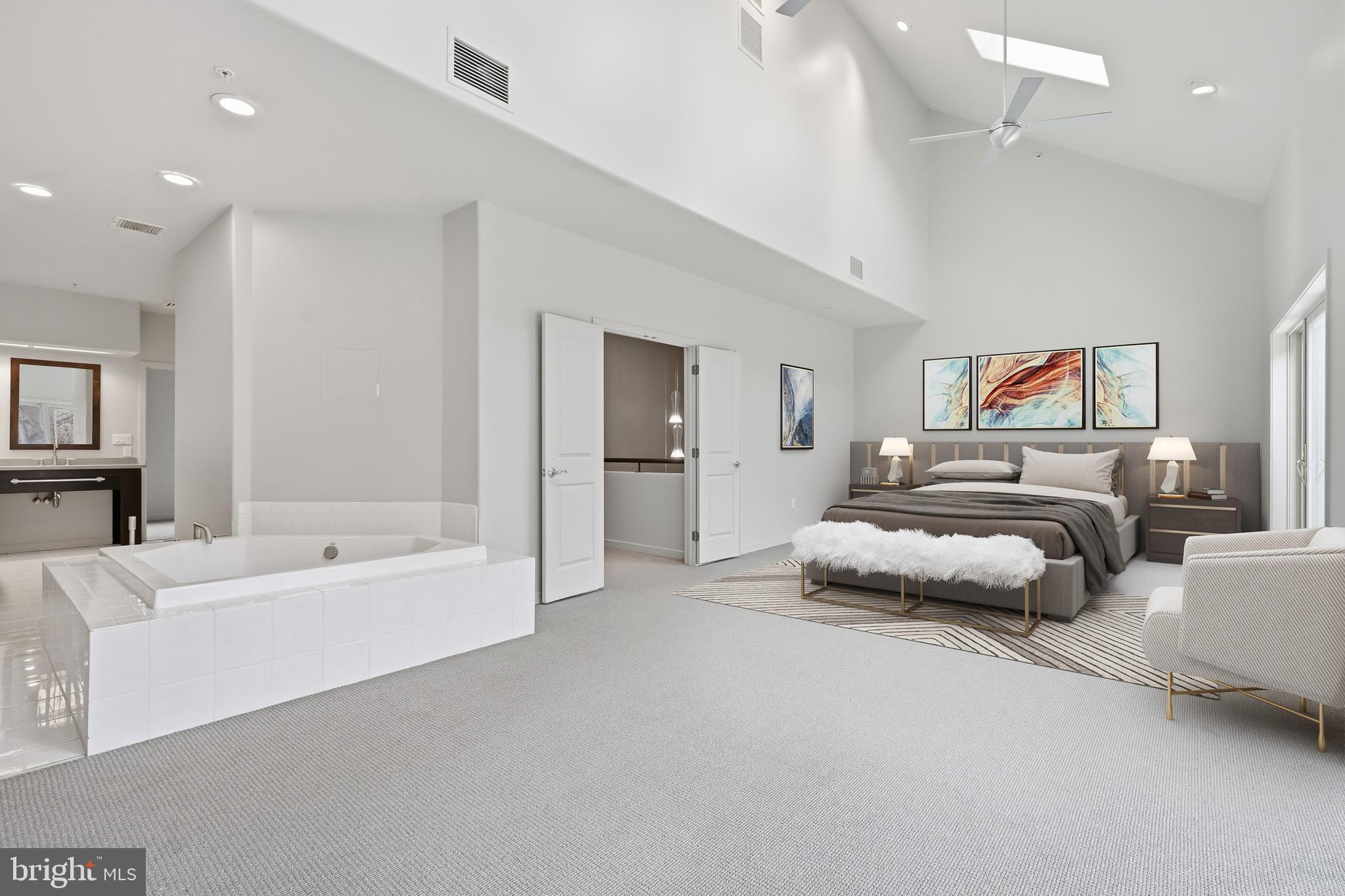 118 Bancroft Mills Road Wilmington, DE 19806 - Photo 27 of 36 a spacious bedroom with a bed and a couch