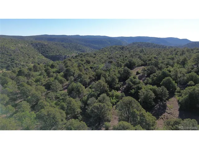 a open area with mountains in the background