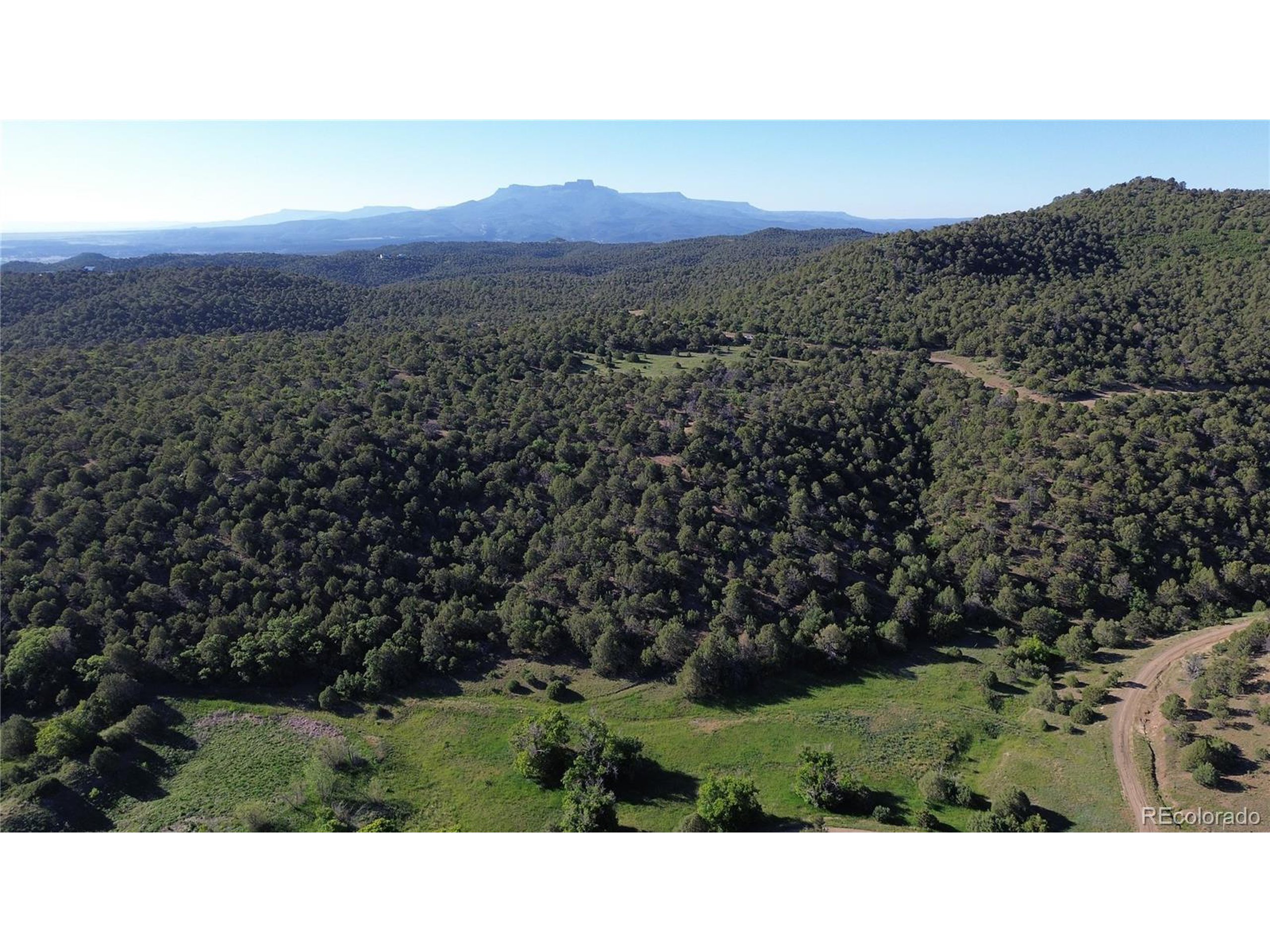 16198 Picketwire Road Trinidad, CO 81082 - Photo 8 of 22 a view of a city with mountains in the background