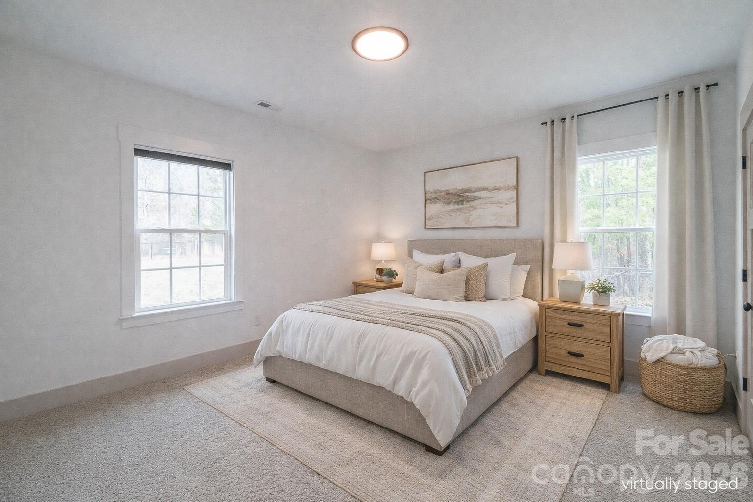 731 Miles Road Dallas, NC 28034 - Photo 28 of 45 a bedroom with a bed and a window