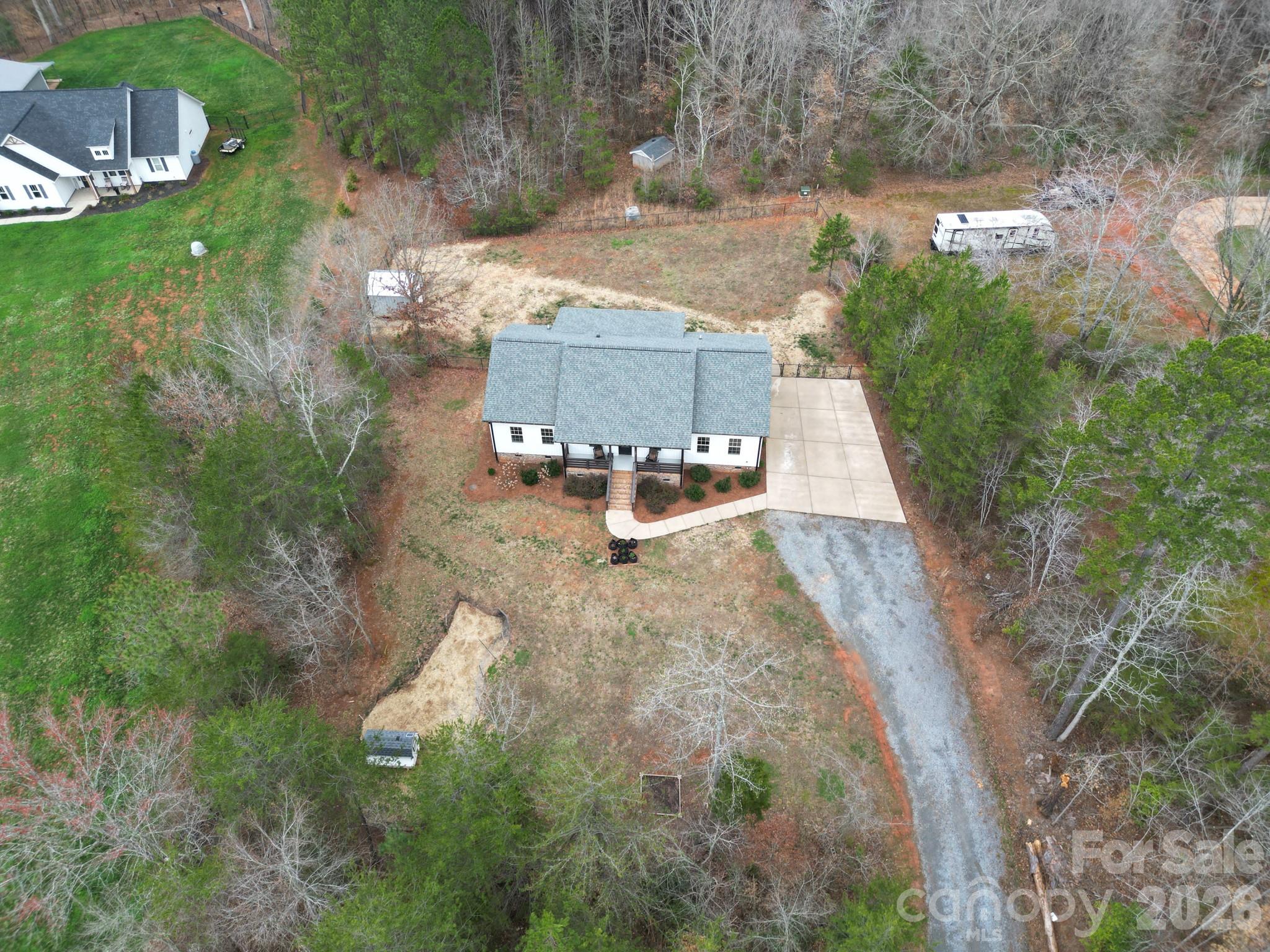 731 Miles Road Dallas, NC 28034 - Photo 42 of 45 an aerial view of a house with outdoor space
