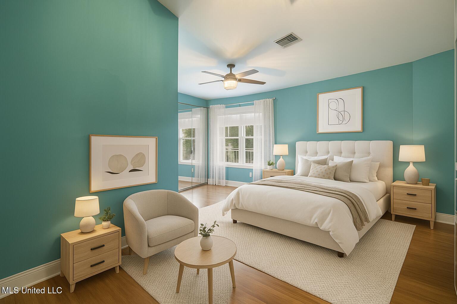 309 Lemoyne Road Pass Christian, MS 39571 - Photo 24 of 32 Virtual image of staged bedroom