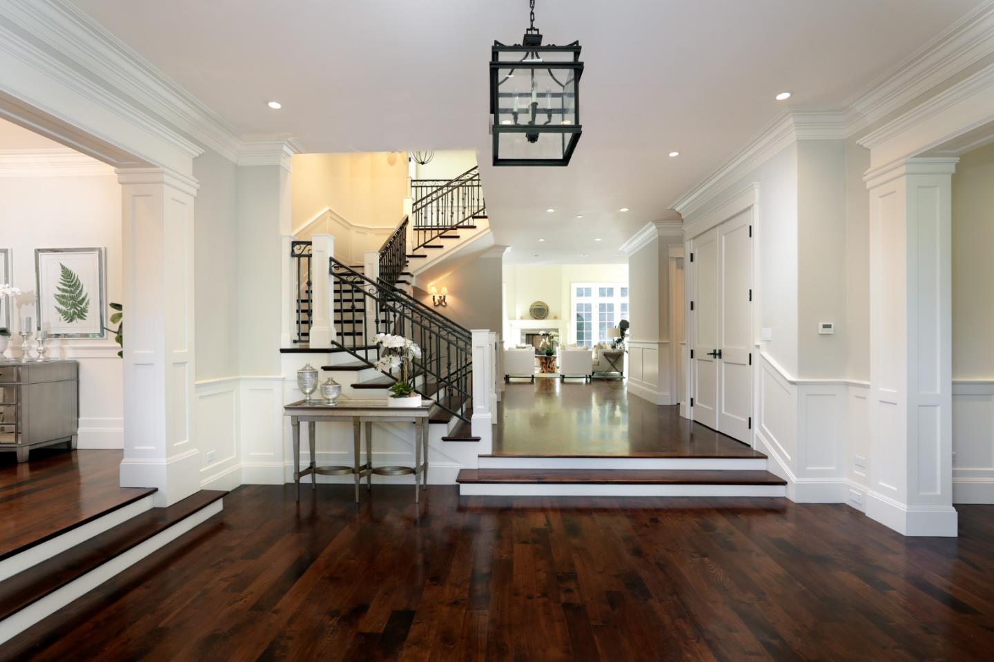 1 Sutherland Drive Atherton, CA 94027 - Photo 4 of 32 a view of entryway and hall with wooden floor